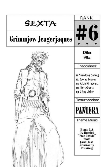 Grimmjow Jeagerjaques, Bleach Meme, Bleach Tattoo, Ichigo Manga, Kubo Tite, Got Characters, Writing Tattoos, Bleach Anime Art, Bleach Fanart