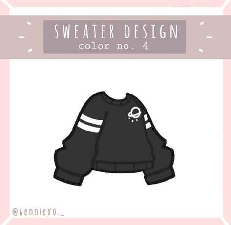 Gacha Sweater, Gacha Outfit, Sweater Outfit, Sweater Design, Character Outfits, Gacha Club, Sweater Outfits, Cute Drawings, Color Design