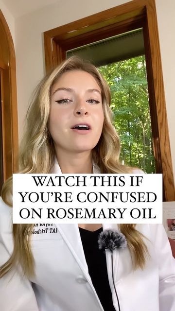 Taylor Rose - Trichologist on Instagram: "WATCH THIS IF YOU’RE CONFUSED ON ROSEMARY OIL FOR HAIR GROWTH PURPOSES 🌿 #rosemaryoil #hairgrowth #hairgrowthoil #hairgrowthtips #hairoil #hairoiling #hairoils #hairoilsforgrowth" Rosemary Oils For Hair Growth, Rosemary Oil Hair Growth Results, Rosemary Oil Vs Rosemary Water, Rosemary Hair Oil Before And After, Rose Oil For Hair Growth, Rose Marry Oil For Hair Growth, Rosemary Castor Oil Hair Growth Recipe, Trichologist Tips, Rosemary Oil Before And After