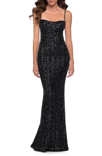 Modern Gown, Green Evening Dress, Sequin Evening Gowns, Sheath Gown, Trumpet Gown, Column Gown, Sequin Gown, Women's Evening Dresses, Black Evening Dresses