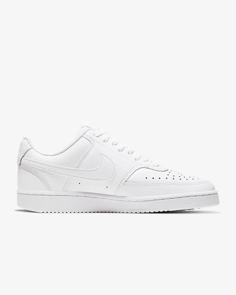 Nike Court Vision Low Women's Shoes. Nike.com Best White Sneakers, Italian Sneakers, Nike Court Vision Low, Nike Court Vision, Court Vision, Nike Sale, 95 Nike, Shoe Nike, Air Force Ones