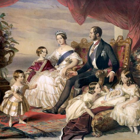 Victoria Family Tree, Queen Victoria Family Tree, Victoria's Children, Queen Victoria Children, Prins Albert, Franz Xaver Winterhalter, Era Victoria, Queen Victoria Family, Alexandra Of Denmark