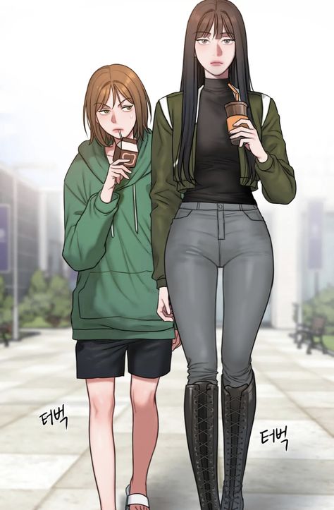 bad thinking dairy Kang Yuna X Kim Minji, Bad Thinking Diary, Gl Manhwa, Lesbian Art, Yuri Manga, Kim Minji, Yuri Anime, Kim Min, Best Couple