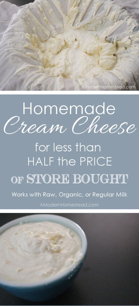 Cream Cheese Homemade, Cheese Recipes Homemade, Cheese Making Recipes, Organic Cream, Homemade Cream Cheese, Cheese Homemade, Make Cream Cheese, Homemade Cheese, Seitan