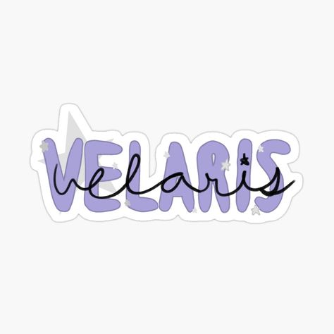 Velaris Logo, Throne Of Glass Stickers Printable, Sjm Stickers, Velaris Sticker, Acotar Car Decal, The City Of Starlight, Velaris City Of Starlight, City Of Starlight, Kindle Stickers