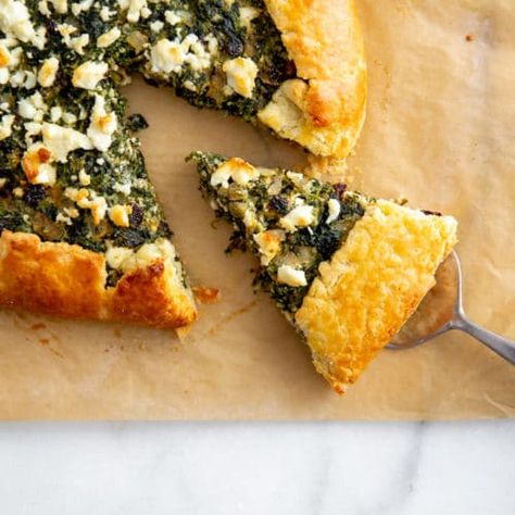 Winter Archives - From Scratch Fast | Recipes from scratch for busy cooks! Vegetarian Tart Recipes, Spinach Ricotta Pie, Vegetarian Tart, Spinach Tart, Vegetable Tart, Gluten Free Pie Crust, Spinach Pie, Spinach Ricotta, Gluten Free Pie