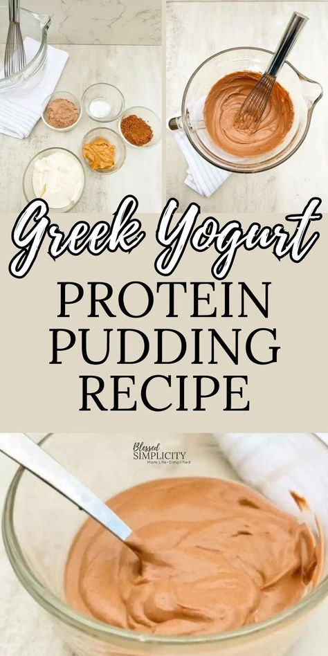 Greek Yogurt Protein Pudding Yogurt Dessert Recipes Healthy, Greek Yogurt Dessert Healthy, Protein Pudding Recipe, Yogurt Bowl Recipe, Greek Yogurt Dessert, After Workout Snack, Low Fodmap Recipes Dinner, High Protein Yogurt, Yogurt Protein