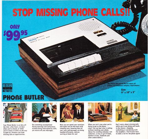 phone butler Machine Aesthetic, Catalogue Layout, Answering Machine, Aquarius Constellation, 70s Aesthetic, Three's Company, Retro Advertising, 70s Retro, 80s Retro