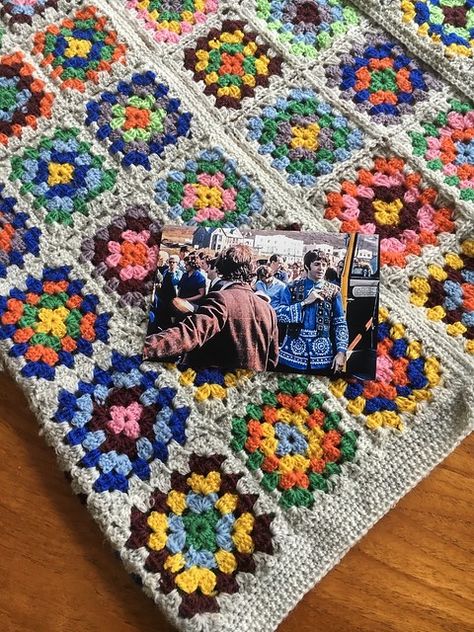 Paul Mccartney Crochet Vest, Crochet Goat, Granny Square Vest, Crochet Waistcoat, Beatles John, Crochet Sweaters, The Fab Four, Crochet Vest, Bead Crochet