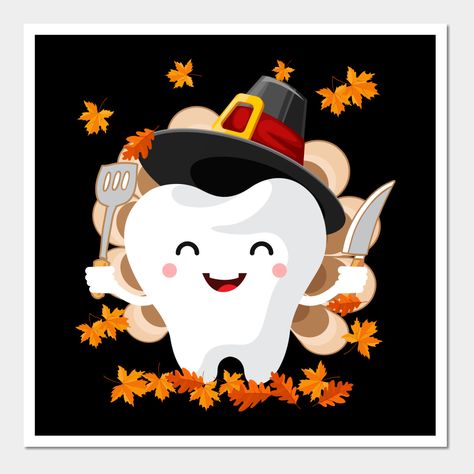 Thanksgiving Dental Humor, Dental Holidays, Thanksgiving Dental, Dental Thanksgiving, Dental Office Marketing, Dentist Assistant, Dentist Art, Dental Social Media, Gift For Dentist