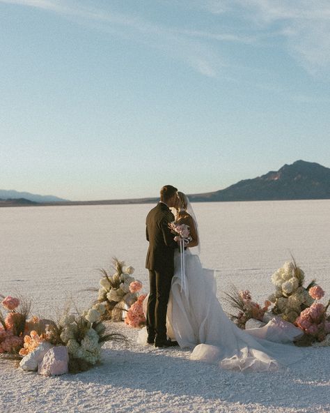 Salt Flats or dreamy beach elopement? Either way, we're obsessed. 🩵 Find our Ghost Chairs at our link in bio.⁠ ⁠ Vendors:⁠ Photo: @blakehogge⁠ Video: @kpvisuals__⁠ Planning: @rivieracreative_ ⁠ Florals: @flowerdisco_⁠ Wardrobe Stylist: @korilaurel⁠ Dresses: @saintbridal⁠ Rentals: @diamondeventandtent @scapegoatrentals @territorywest⁠ Stationary: @linenandpoppi⁠ Hair and Makeup: @sarahmichelleartistry⁠ Models: @jade.demler @blakeshumway ⁠ ⁠ #elopementinspo #weddinginspo #luxurywedding #wedding... Salt Flats Elopement, Salt Flats Wedding, Utah Salt Flats, Portraits Inspiration, Dreamy Beach, Ghost Chairs, Salt Flats, Tent Rentals, Beach Elopement