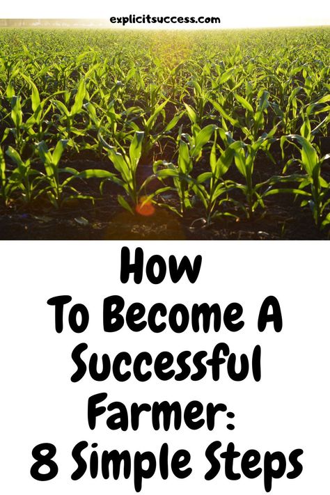 Are you in a position where you’re hoping to purchase some land and get your own little agricultural business moving? Good for you. As I said, it takes a great work ethic, but it’s rewarding at the same time. Here are a few things you’ll need to do if you, as a good farmer, want to get the farming business spot-on #farm #farming #agriculture #plant #growth #food #green #soil Agriculture Business, Farming Business, Agricultural Land, Love Post, Work Ethic, Academic Success, Plant Growth, Career Advice, Life Goals