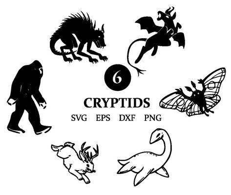 Cute Cryptid Art, Lochness Monster, Cryptid Art, Cool Stencils, Loch Ness Monster, Jersey Devil, Backgrounds Free, Flash Tattoo, Cute Tattoos