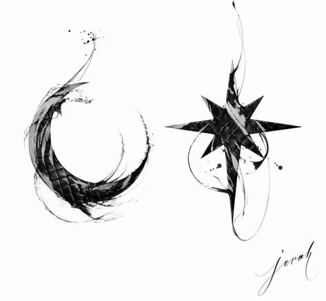 Cool Symbols, Clever Tattoos, Macabre Art, Dark Moon, Tattoo Design Drawings, Creative Tattoos, Dark Beauty, Body Mods, Moon Tattoo