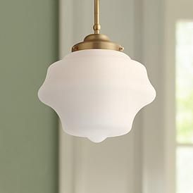 Milk Glass Pendant Light, School House Lighting, Gold Pendant Lighting, Contemporary Pendant Lights, Art Deco Pendant, House Lighting, Mini Pendant Lights, Dining Lighting, Kitchen Pendant Lighting