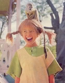 Pippi Longstocking Pippi Longstocking, A Monkey, Couture Mode, Comedy Tv, Free Spirited, 인물 사진, Classic Tv, Inspirational People, Music Tv