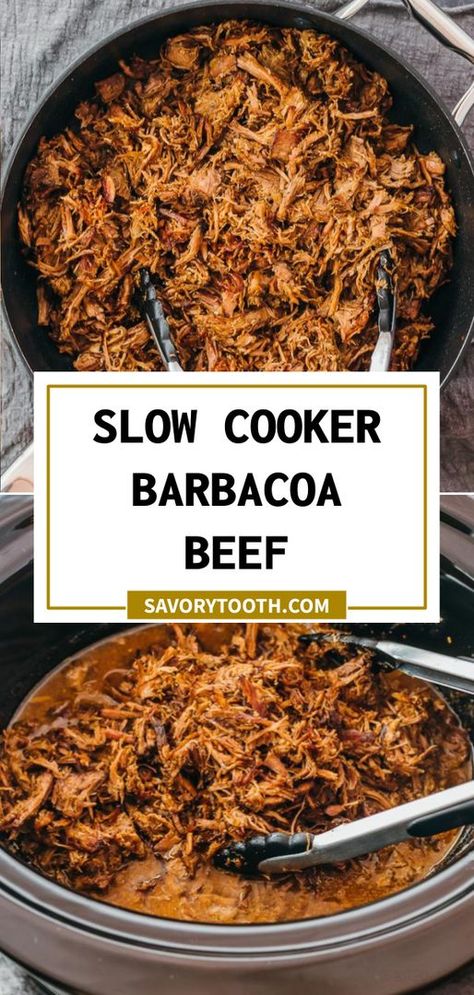 Slow Cooker Beef Barbacoa, Beef Barbacoa Slow Cooker, Crockpot Mexican, Beef Barbacoa, Chuck Roast Recipes, Slow Cooker Barbacoa, Barbacoa Recipe, Mexican Beef, Barbacoa Beef