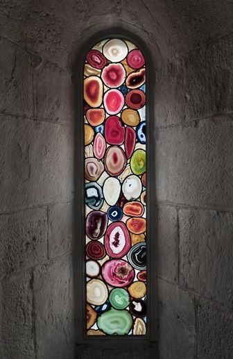 Agate Windows in Grossmünster, Zurich by Polke Sigmar Texture Product, زجاج ملون, Yantai, Hemma Diy, Blue Milk, Stained Glass Window, Stained Glass Mosaic, Glass Texture, Stained Glass Art