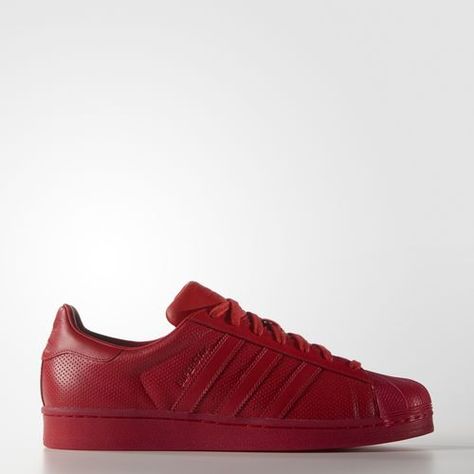 Superstar Shoes - Red Adidas Superstar Red, Adidas Pharrell Williams, Superstar Shoes, Adidas Shoes Originals, Adidas Shoes Superstar, Superstars Shoes, Adidas Originals Superstar, Red Sneakers, Pharrell Williams