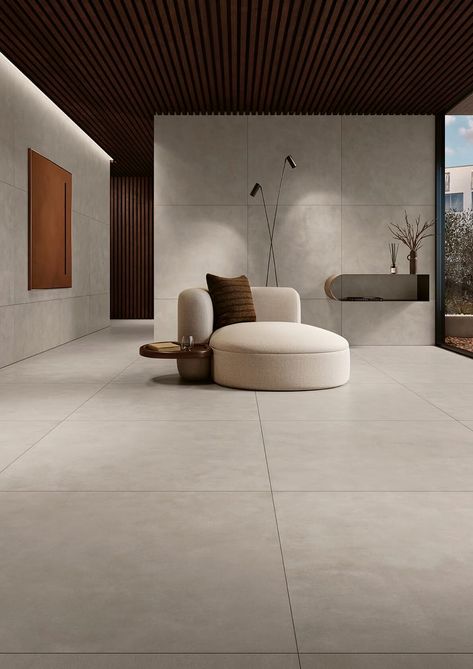 Porcelain stoneware wall/floor tiles with concrete effect METROPOLIS by MARGRES_2 Ceramic Store, Interior Tiles, Concrete Bricks, Beige Tile, Unglazed Porcelain, Floor Edging, Calacatta Marble, Italian Tiles, Tile Stores