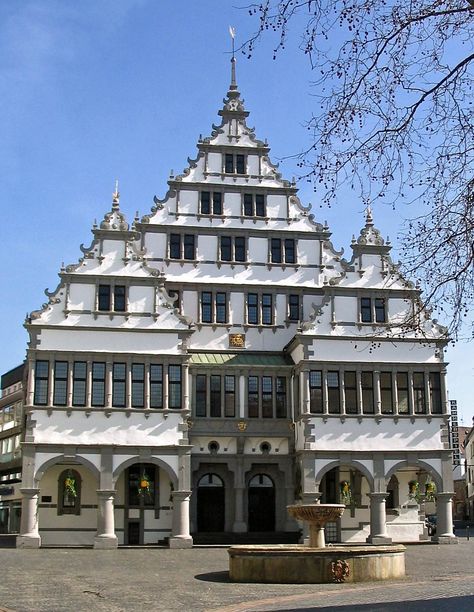 City hall, Paderborn, Germany Paderborn Germany, Pictures Of Germany, Germany City, Beautiful Germany, German City, German Architecture, North Rhine Westphalia, Western Europe, Ancient Architecture