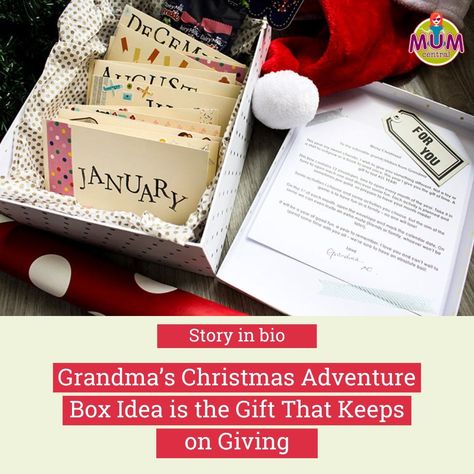 Monthly Envelope Christmas Gift, Gifts For Grandkids For Christmas, Gift Of Time Ideas, Christmas Ideas For Grandparents, Voucher Gift Ideas, Christmas Gifts From Grandkids, Grandparent Christmas Gift Ideas, Grandparent Christmas Gifts, Grandma Christmas Gifts