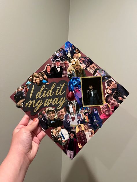 I Did It My Way, Photos Of Friends, College Grad Cap Ideas, Grad Cap Designs, Graduation Cap Designs, Graduation Cap Decoration, Cap Decorations, Class Of 2023, Cap Designs