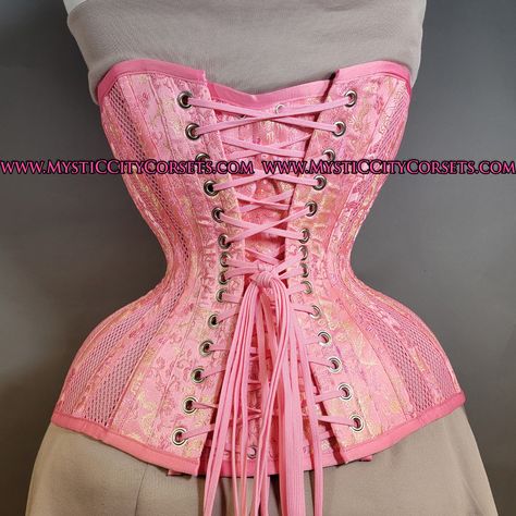 4 Hourglass Silhouette, Pink Dragon, Lace Tights, Layered Fashion, Underbust Corset, Pink Sports, Waist Training, Corsets, Everyday Wear