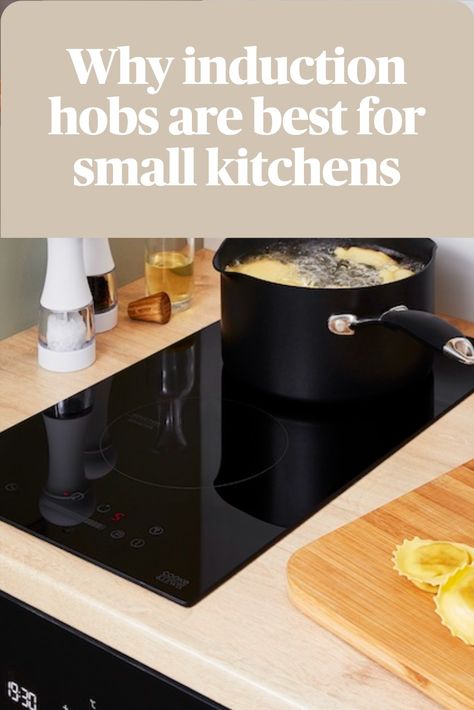 2 Ring Induction Hob, Small Induction Cooktop, Small Kitchen Counter, Kitchen Hob, Airbnb Ideas, Small Oven, Induction Stove, Small Pantry, Small Kitchens