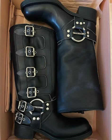 Boots 2024, Boots With Buckles, Cinderella Shoes, Winter Shoes For Women, Shoe Inspo, Swag Shoes, Buckle Boots, Biker Boots, Shoe Closet