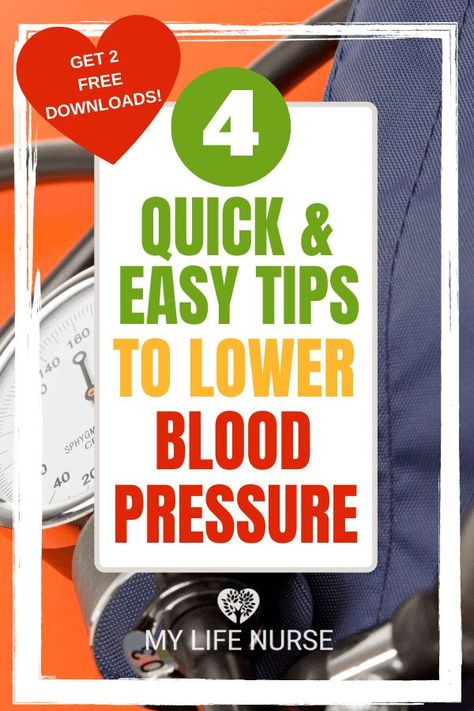 2 FREE DOWNLOADS - Start today! Are you looking for ways to lower your high blood pressure? Try these 4 quick Lower Your Blood Pressure, High Blood Pressure Remedies, Lower Blood Pressure Naturally, Normal Blood Pressure, Blood Pressure Medications, Feeling Better, Lower Blood Sugar, Lower Blood Pressure, Blood Sugar Levels