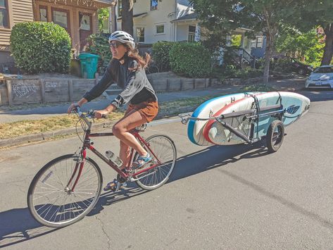 🎁 Gift Giving Idea For Stand Up Paddlers and Kayakers. 💡⁠ ⁠ The SUP/Kayak Trailer from Moved By Bikes is the ultimate game-changer for paddlers! 🌟 ⁠ ⁠ No more rooftop struggles — this trailer is your ticket to easy transport! 🚵‍♀️💦 ⁠ ⁠ Check for more information or go to movedbybikes.com to learn more. ⁠ ⁠ #AdventureAwaits #MovedByBikes #ExploreWithEase 🌞 Kayak Bike Trailer, Kayak Storage Garage, T Shirt Fundraiser, Kayak Trailer, Kayak Storage, Boat Storage, Snowboarding Accessories, Bike Trailer, Sand And Gravel