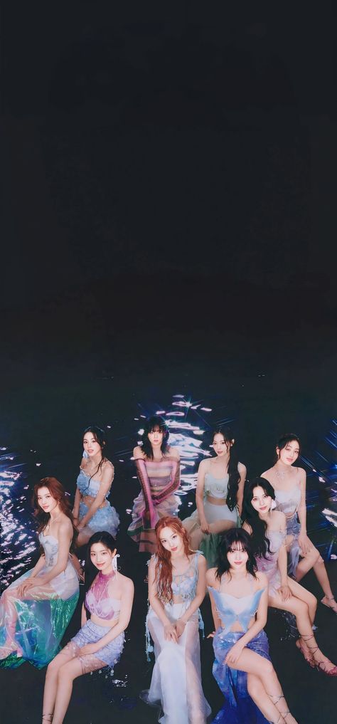 Twice Wallpaper, Twice Kpop, Kpop Wallpaper, Concert Outfit, Concert, Blue, Quick Saves