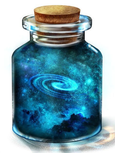 Tags: Anime, Pixiv Id 2117797, Galaxy, Bottle, Space, 600x800 Wallpaper, Pixiv Bottle Galaxy In A Bottle, Bottle Drawing, Harry Potter Disney, Magic Bottles, Heroic Fantasy, Magic Items, Fantasy Props, Galaxy Art, Potion Bottle