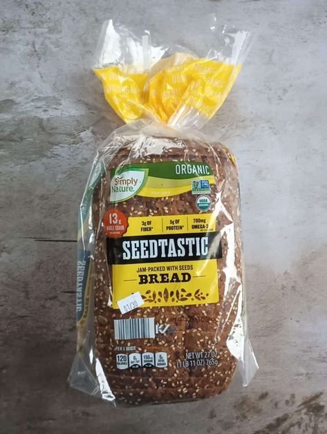 Simply Nature Seedtastic Organic Bread Toast For Breakfast, Organic Bread, Oat Fiber, Acerola Cherry, Work Lunches, Seed Bread, Healthier Options, Whole Grain Bread, Work Lunch