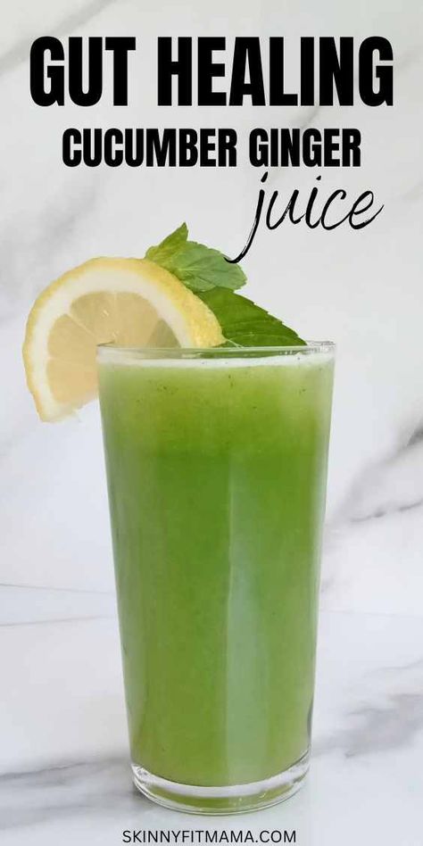 Ginger Drink Recipe, Ginger Juice Recipe, Cucumber Juice Benefits, Cucumber Drink, Green Juice Recipe, Juice Smoothies Recipes, Ginger Drink, Raw Juice, Detox Juice Recipes