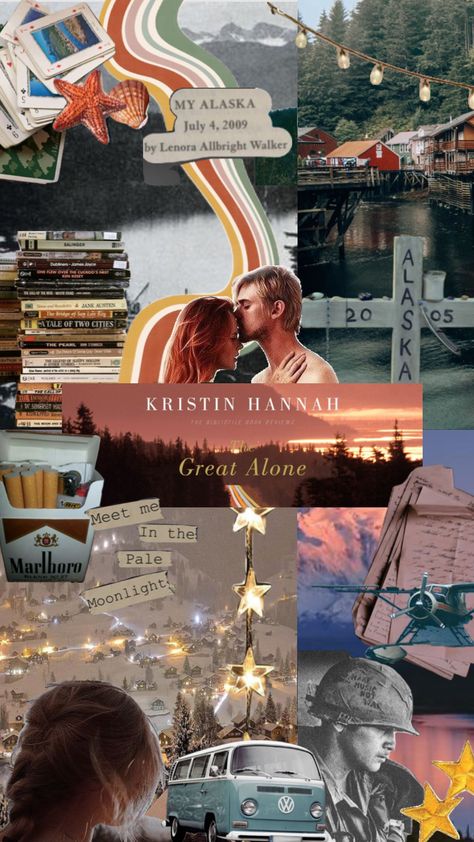 The Great Alone #thegreatalone The Great Alone, Romcom Books, Kristin Hannah, Winter Books, Old Disney, Disney Life, Reading Journal, Book Girl, Book Inspiration