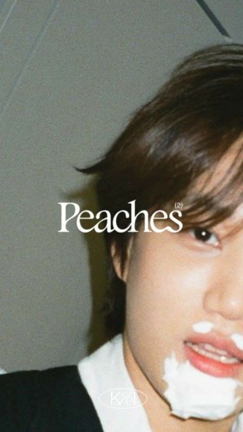 Kai Aesthetic Wallpaper, Kai Exo Wallpaper, Kai Aesthetic, Exo Jongin, Peach Wallpaper, Exo Lockscreen, Peach Aesthetic, Pop Posters, Kpop Exo