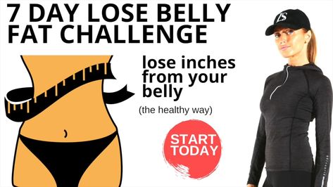 Belly Fat Challenge, Belly Fat Overnight, Workout Abs, Lose Inches, Lose Belly Fat Workout, Stomach Fat, Belly Fat Workout, Losing 10 Pounds, Burn Belly Fat