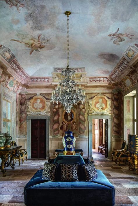 These creatives share a passion for patterns, a sharp eye for curation, a dose of excess and above all a love, love, love of colour.  Pictured: Interior designer Jaques Garcia is an advocate for Baroque excess  #maximalist #interior #maximalism #interiorstyle #interiordesign #design #home #homedecor #pattern #colour Baroque Interior Design, Baroque Interior, Maximalist Interior, Opulent Interiors, Tuscan Design, Italian Interior, Maximalist Decor, Mediterranean Home, Tuscan Style