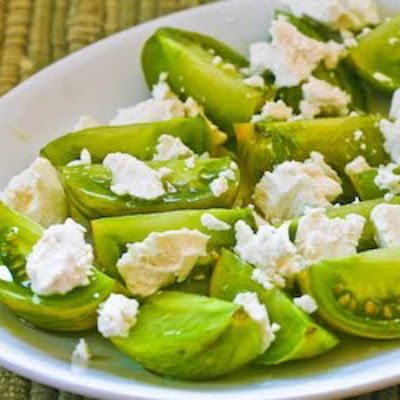 Friday Night Photos: More Green Zebra Tomato Love, with Recipes! (2010 Garden Update #12) | Kalyn's Kitchen® Green Zebra Tomato, Green Goddess Salad Dressing, Tomatoes Recipes, Heirloom Tomato Salad, Tomato Recipe, Csa Recipes, Green Zebra, Small Tomatoes, Garden Recipes