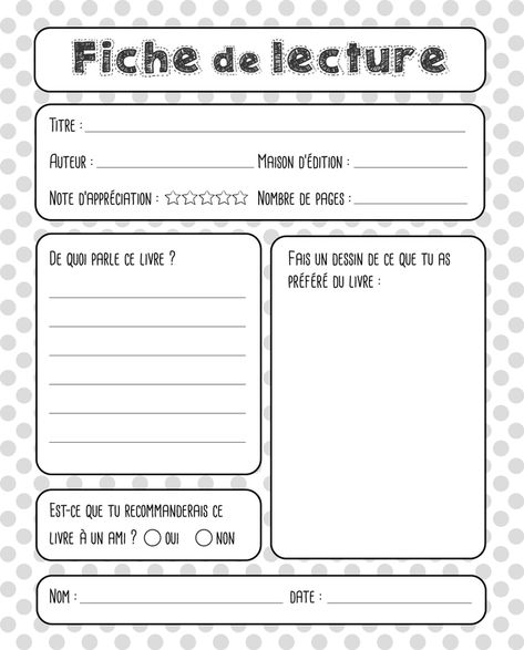 Fiche de lecture - La vie est comme une boîte de chocolat... Suisse: notre aventure familiale d'école-maison! French Language Learning Kids, French Speaking Activities, Boulet Journal, School Library Displays, Thanksgiving Words, French Teaching Resources, Speaking Activities, French Resources, French Language Learning