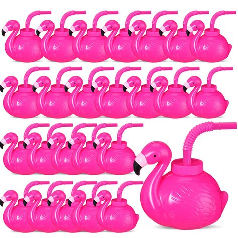 PRICES MAY VARY. Package Include: you will receive 24 pcs plastic pink flamingo drinking cups and 24 pcs pink straws, which is a nice combination set for kids birthday party gift favors, and it is also suitable for Hawaiian party Reusable Cups: flamingo sippy cups are made of food grade PP plastic, safe and reusable, let your children and friends use at ease; The cup capacity is about 17 oz, straw measures 7.8 inches in length Luau Party Supplies: this flamingo shape cup is fit for beach party, Pink Flamingo Party Favors, Flamingo Party Table Setting, Tropical Pink Party, Luau Birthday Party For Adults, Summer Party Themes For Kids, Flamingo Birthday Party Decorations, Tropical Party Theme, Plastic Pink Flamingos, Tropical Beach Party