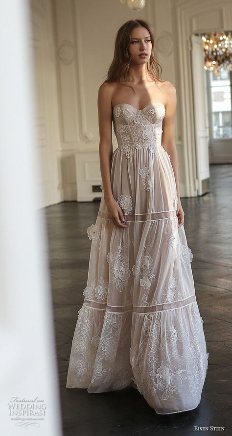 Wedding Dress Mermaid Lace, Wedding Dress Blush, Wedding Dresses Blush, Blush Bridal, Strapless Sweetheart Neckline, Wedding Boho, Wedding Dresses Strapless, Princess Wedding Dresses, Best Wedding Dresses