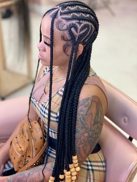 Braided Hairstyles For Black Women Cornrows, Big Box Braids Hairstyles, Feed In Braids Hairstyles, Goddess Braids Hairstyles, African Hair Braiding Styles, Cute Braided Hairstyles, Braids Hairstyles Pictures, Braided Cornrow Hairstyles, Quick Braided Hairstyles