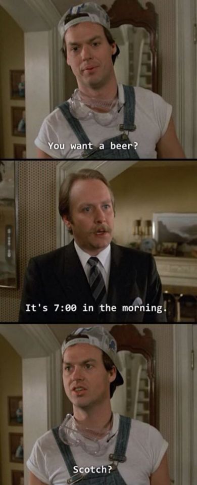 "You want a beer?" Mr. Mom Mr Mom, Morning Funny, Michael Keaton, Movie Lines, Fresh Memes, Morning Humor, Classic Movies, Great Movies, Movie Quotes