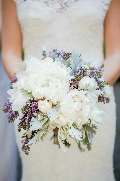 Blue Purple Wedding, Peony Bouquet Wedding, Purple Wedding Bouquets, Bouquet Bride, Bride's Bouquet, Vintage Lace Weddings, Blue Wedding Bouquet, Lilac Wedding, Peony Wedding