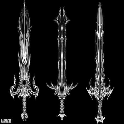 Rowan Whitethorn, Black And White Gif, Cool Projects, Pink Car Accessories, Pretty Knives, Mens Silver Jewelry, V Games, Cool Swords, Manga Artist