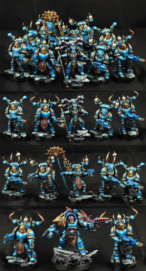 Thousand Sons set 1 Thousands Sons 40k, Thousand Sons Conversions, Thousand Sons 40k, Warhammer Wood Elves, Raven Guard, Chaos Legion, Chaos Daemons, 40k Models, Sci Fi Miniatures