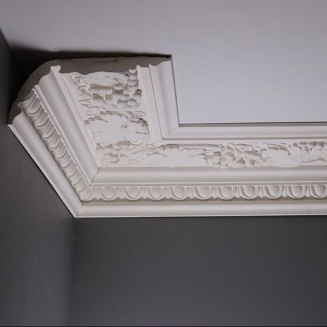 DM3011 Grape Vine Coving - Vine Grape Victorian Coving - Coving Shop London UK Victorian Ceiling Design, Coving Ideas, Vine Grape, Cornices Ceiling, Vine Ideas, Ceiling Coving, Plaster Coving, Victorian Ceiling, Ivy Wreath